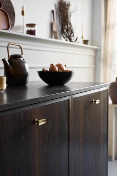 Furnipart cabinet handle - Brushed matt black - Model Station - cc