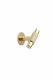 Furnipart Cabinet handle - Gold - Model Model MANOR / Back plate - cc128 mm  - Cabinet handles MANOR and LECCO - Antique brass / Matt Black (128 /  192mm) - VillaHus