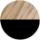 052/99 - Oak lacquered/Matt black